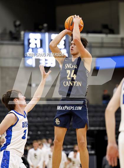 Thumbnail 2 in Snow Canyon vs Dixie (UHSAA 4A Quarterfinals) photogallery.