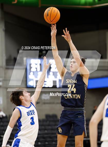 Thumbnail 3 in Snow Canyon vs Dixie (UHSAA 4A Quarterfinals) photogallery.