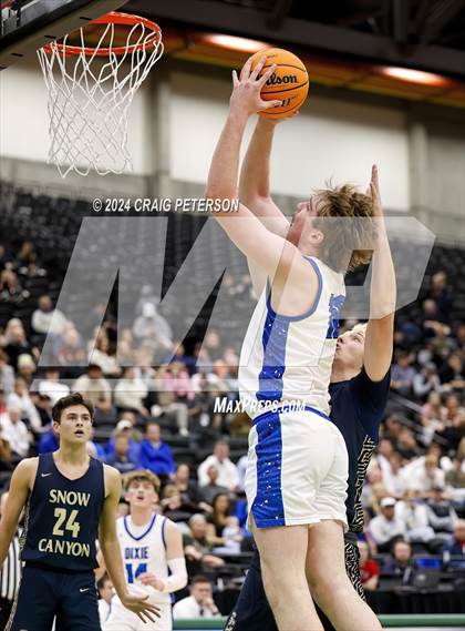 Thumbnail 2 in Snow Canyon vs Dixie (UHSAA 4A Quarterfinals) photogallery.