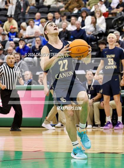 Thumbnail 2 in Snow Canyon vs Dixie (UHSAA 4A Quarterfinals) photogallery.