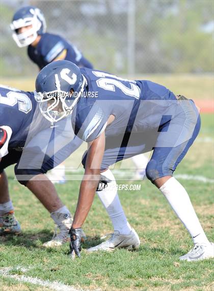 Thumbnail 2 in Mojave vs. Chadwick (CIF SS 8-Man D1 Semifinal) photogallery.