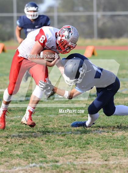 Thumbnail 3 in Mojave vs. Chadwick (CIF SS 8-Man D1 Semifinal) photogallery.