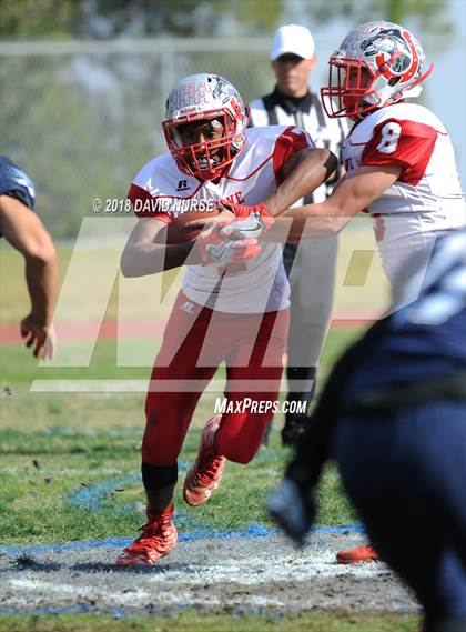 Thumbnail 2 in Mojave vs. Chadwick (CIF SS 8-Man D1 Semifinal) photogallery.