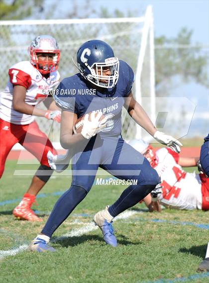 Thumbnail 1 in Mojave vs. Chadwick (CIF SS 8-Man D1 Semifinal) photogallery.