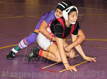 Thumbnail 1 in CIF State Girls Wrestling Championships (Round 3) photogallery.