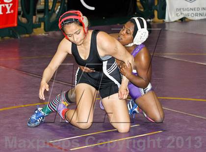 Thumbnail 1 in CIF State Girls Wrestling Championships (Round 3) photogallery.