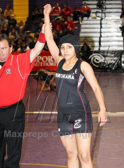 Thumbnail 1 in CIF State Girls Wrestling Championships (Round 3) photogallery.