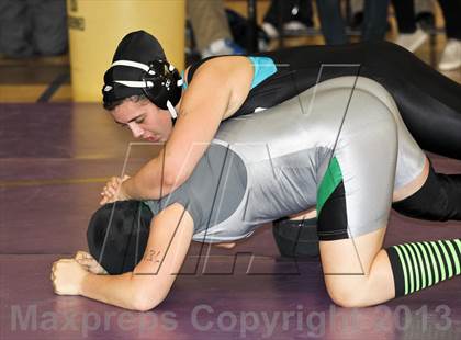 Thumbnail 1 in CIF State Girls Wrestling Championships (Round 3) photogallery.