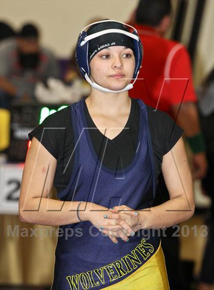 Thumbnail 1 in CIF State Girls Wrestling Championships (Round 3) photogallery.