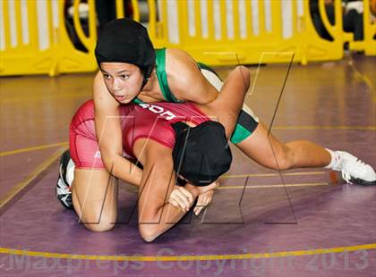 Thumbnail 2 in CIF State Girls Wrestling Championships (Round 3) photogallery.