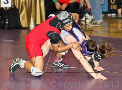 Thumbnail 1 in CIF State Girls Wrestling Championships (Round 3) photogallery.