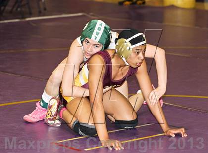 Thumbnail 3 in CIF State Girls Wrestling Championships (Round 3) photogallery.