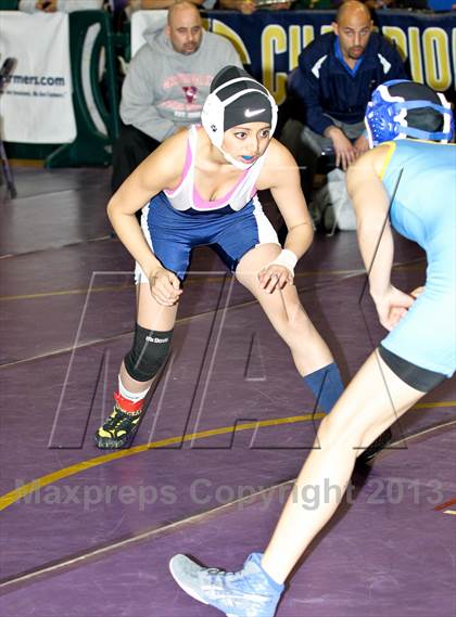 Thumbnail 1 in CIF State Girls Wrestling Championships (Round 3) photogallery.