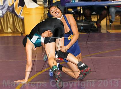 Thumbnail 2 in CIF State Girls Wrestling Championships (Round 3) photogallery.