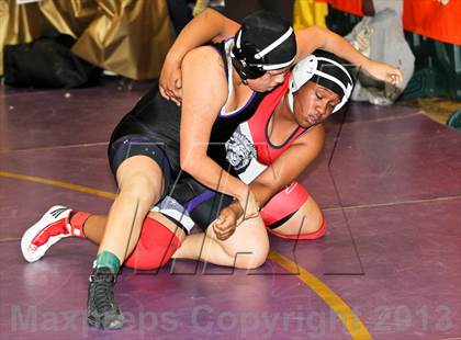 Thumbnail 2 in CIF State Girls Wrestling Championships (Round 3) photogallery.