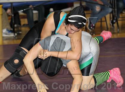 Thumbnail 2 in CIF State Girls Wrestling Championships (Round 3) photogallery.