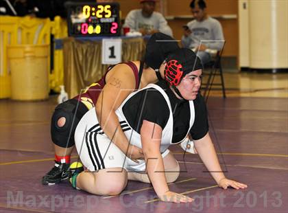 Thumbnail 3 in CIF State Girls Wrestling Championships (Round 3) photogallery.