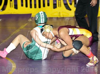 Thumbnail 3 in CIF State Girls Wrestling Championships (Round 3) photogallery.
