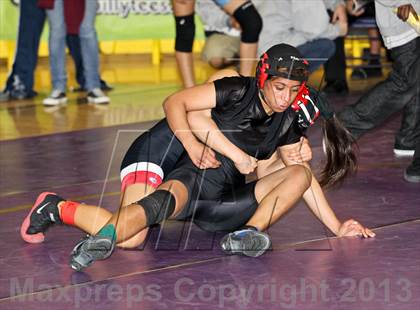 Thumbnail 3 in CIF State Girls Wrestling Championships (Round 3) photogallery.