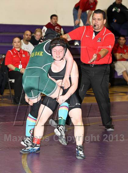 Thumbnail 1 in CIF State Girls Wrestling Championships (Round 3) photogallery.