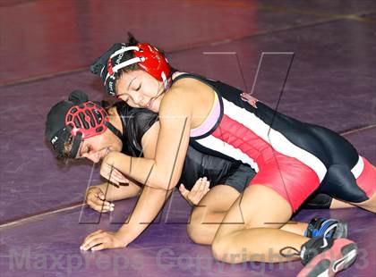 Thumbnail 3 in CIF State Girls Wrestling Championships (Round 3) photogallery.