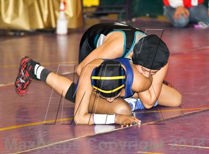 Thumbnail 1 in CIF State Girls Wrestling Championships (Round 3) photogallery.