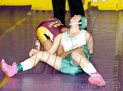 Thumbnail 1 in CIF State Girls Wrestling Championships (Round 3) photogallery.