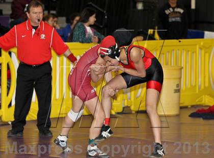 Thumbnail 3 in CIF State Girls Wrestling Championships (Round 3) photogallery.