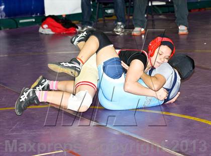 Thumbnail 1 in CIF State Girls Wrestling Championships (Round 3) photogallery.
