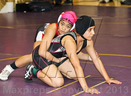 Thumbnail 2 in CIF State Girls Wrestling Championships (Round 3) photogallery.
