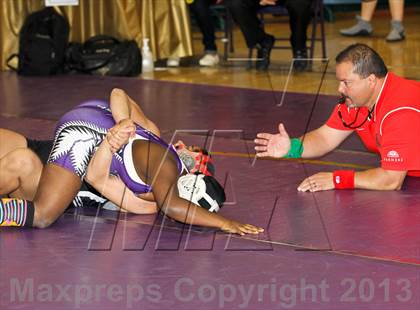 Thumbnail 1 in CIF State Girls Wrestling Championships (Round 3) photogallery.