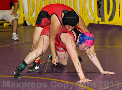 Thumbnail 1 in CIF State Girls Wrestling Championships (Round 3) photogallery.