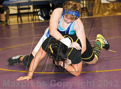 Thumbnail 1 in CIF State Girls Wrestling Championships (Round 3) photogallery.