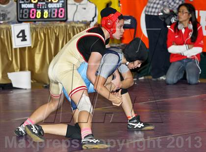 Thumbnail 1 in CIF State Girls Wrestling Championships (Round 3) photogallery.