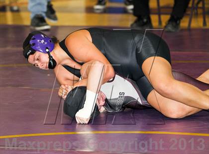 Thumbnail 1 in CIF State Girls Wrestling Championships (Round 3) photogallery.