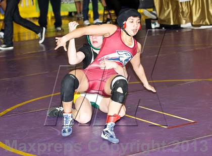 Thumbnail 1 in CIF State Girls Wrestling Championships (Round 3) photogallery.
