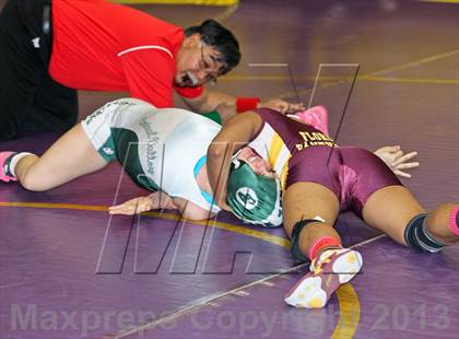 Thumbnail 1 in CIF State Girls Wrestling Championships (Round 3) photogallery.