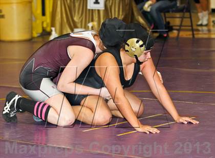 Thumbnail 1 in CIF State Girls Wrestling Championships (Round 3) photogallery.