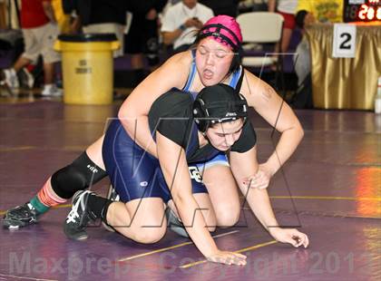Thumbnail 3 in CIF State Girls Wrestling Championships (Round 3) photogallery.