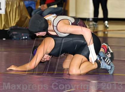 Thumbnail 1 in CIF State Girls Wrestling Championships (Round 3) photogallery.
