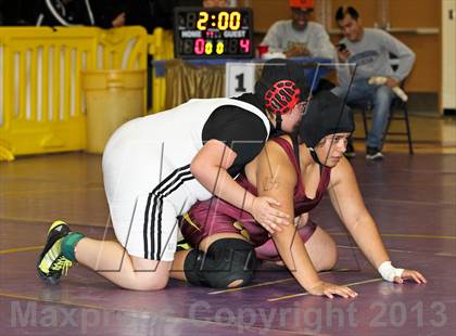 Thumbnail 1 in CIF State Girls Wrestling Championships (Round 3) photogallery.