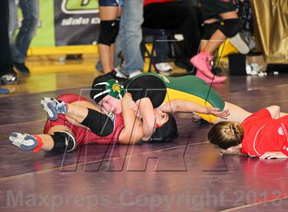 Thumbnail 1 in CIF State Girls Wrestling Championships (Round 3) photogallery.