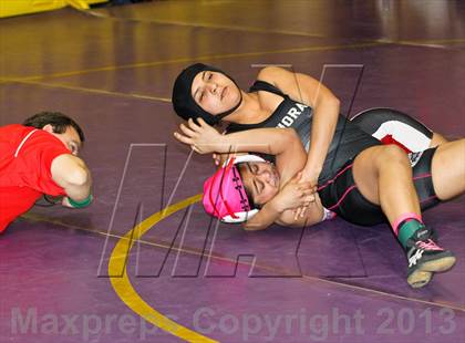 Thumbnail 1 in CIF State Girls Wrestling Championships (Round 3) photogallery.