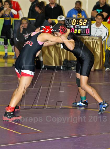 Thumbnail 2 in CIF State Girls Wrestling Championships (Round 3) photogallery.
