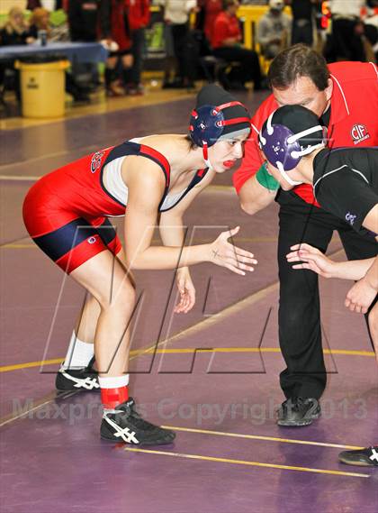 Thumbnail 1 in CIF State Girls Wrestling Championships (Round 3) photogallery.