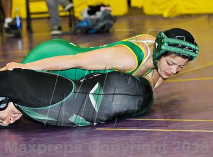 Thumbnail 1 in CIF State Girls Wrestling Championships (Round 3) photogallery.
