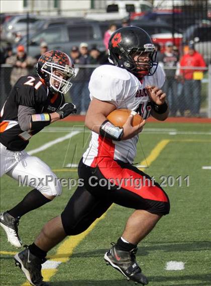 Thumbnail 3 in Port Allegany vs. Brockway (District IX Class A Semifinal) photogallery.