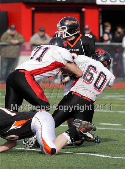 Thumbnail 3 in Port Allegany vs. Brockway (District IX Class A Semifinal) photogallery.