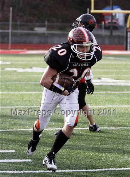 Thumbnail 2 in Port Allegany vs. Brockway (District IX Class A Semifinal) photogallery.
