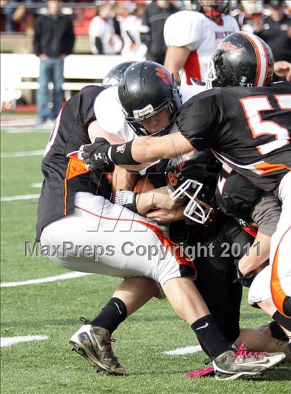 Thumbnail 2 in Port Allegany vs. Brockway (District IX Class A Semifinal) photogallery.